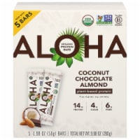 ALOHA Organic Plant-Based Protein Bar Multipack - Coconut Chocolate Almond Perspective: Main