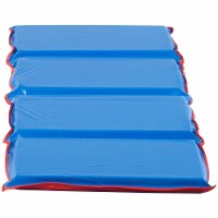 Children's Factory 2 Inch Angels Kids Folding Floor Sleeping Rest Mat, Blue/Red