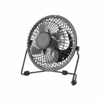 Perfect Aire 4013674 6.25 x 4 in. Black 1 Speed Table Fan