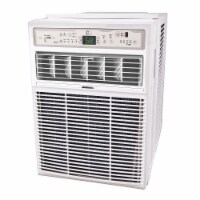 Perfect Aire 10,000 BTU Slider Air Conditioner w/ Remote, 450 Square Feet, Gray