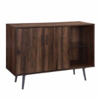 44  Asymetrical Buffet - Dark Walnut