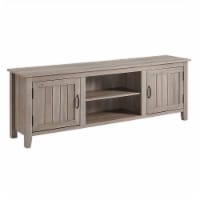 70  Modern Farmhouse TV Stand - Gray Wash