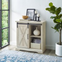 32 Rustic Farmhouse Buffet - White Oak