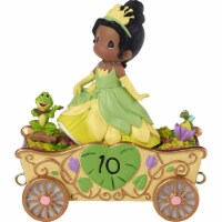 Precious Moments 193451 Double Digit Dreams Tiana Princess Parade Figurine, Multi Color
