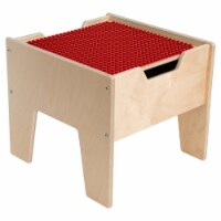 Contender C991300-PR 2-N-1 Activity Table with Red DUPLO Compatible Top - RTA