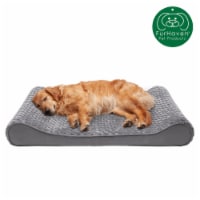 Furhaven Ultra Plush Luxe Lounger Orthopedic Pet Bed | Jumbo, Gray
