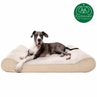 Furhaven Ultra Plush Luxe Lounger Orthopedic Pet Bed | Giant, Cream