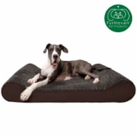 Furhaven Ultra Plush Luxe Lounger Orthopedic Pet Bed | Giant, Chocolate