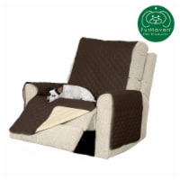 Reversible Recliner Protector - Espresso/Clay