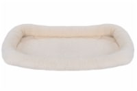 Faux Lambswl Medium Crate Cream Bolster
