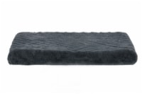 Fur Haven Plush Gray Pet Bed