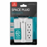 Globe  6-Outlet Swivel Tap&#44; White