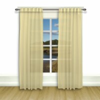 Lucerne Wanda Pleat Pairs w/wands 104x84 Custard