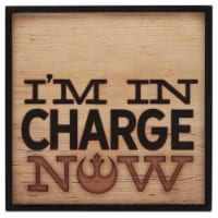 Star Wars 90163865-S Charge Now Rustic Thin Framed Hollow Wall Decor