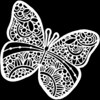 Crafter's Workshop Template 12 X12 -Sunny Butterfly