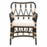 Star International Furniture Sel De Mer Caprice Rattan Arm Chair - Black/Natural