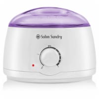 Electric Wax Warmer for Hair Removal - Purple by Salon Sundry
