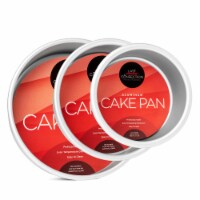 3pc Round Cake Pan Set 4 , 6 , 8 Aluminum 2 Deep - Last Confection