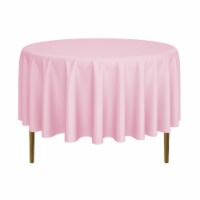 90 Round 10pk Polyester Tablecloths - Pink by Lann's Linens