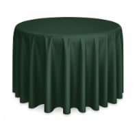 120  Round 10pk Polyester Tablecloths - Hunter Green by Lann's Linens