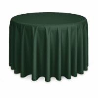 120  Round 10pk Polyester Tablecloths - Hunter Green by Lann's Linens