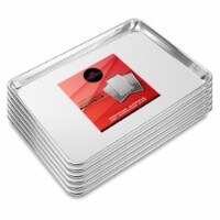 (Set of 6) Aluminum 13 x 18 Cookie Baking Sheets - Last Confection