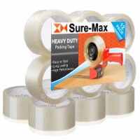 12 Rolls Shipping & Packing Tape (2 x 60 yard/360' each) - Clear
