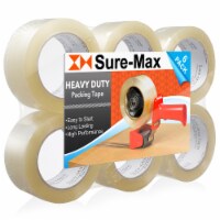 6 Rolls Shipping & Packing Tape (2 x 120 yard/360' each) - Clear