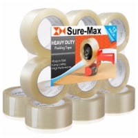 12 Rolls Shipping & Packing Tape (2 x 120 yard/360' each) - Clear
