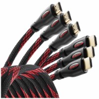 15 Feet High-Speed 4K HDMI Cables (3-Pack)