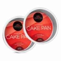 2pc Round Cake Pan Set, 6 x 2 Deep Aluminum Pans - Last Confection