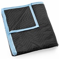 2 Blankets 80 x72 Thick Moving & Packing Blanket - Black by Sure-Max