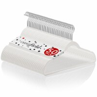 50 Velvet Suit Hangers - Ivory by Casafield