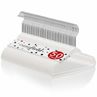 50 Ivory Velvet 11 Baby Hangers by Casafield