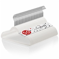 50 Ivory Velvet 14 Kid's Hangers by Casafield