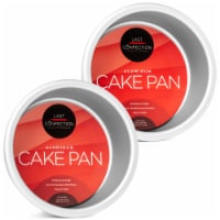 2pc Round Cake Pan Set, 4 x 2 Deep Aluminum Pans - Last Confection