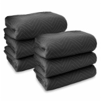 6 Blankets 80 x72 Heavy Duty Moving & Packing Blankets by Sure-Max