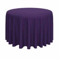 120  Round Polyester Tablecloth - Purple by Lann's Linens