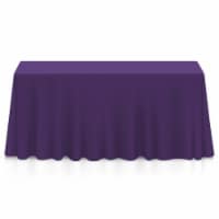 90 x 156 10pk Rectangular Polyester Tablecloths - Purple