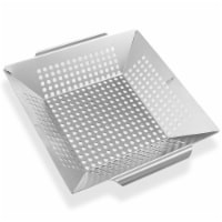 Vegetable Grilling Basket, Stainless Steel by Pure Grill