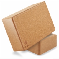 Premium Thick Yoga Blocks (Set of 2) - 3 - Cork by Node Fitness
