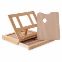 Large Adjustable Beechwood Artist Easel with Brush Holder- 7 Elements, 5.5  x 4.92 - Kroger