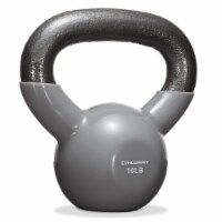 10 lb Vinyl Coated Cast Iron Kettlebell, 10 Pound Weight