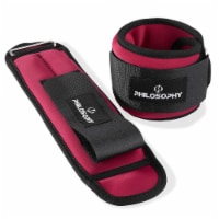 Ankle/Wrist Weights Set - 1.5lb Each, 3lb Total for Training & Fitness