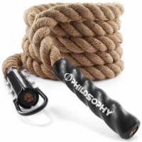 15 FT. Indoor / Outdoor Exercise Climbing Rope - 1.5 Inch Diameter