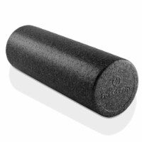 18 High-Density Foam Roller for Exercise Massage Recovery - Black