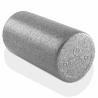 12 High-Density Foam Roller for Exercise Massage Recovery - Gray