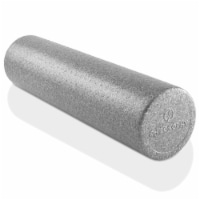 24 High-Density Foam Roller for Exercise Massage Recovery - Gray