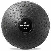 Slam Ball, 25 LB - Weighted Medicine Ball with Easy Grip Tread