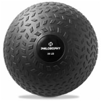Slam Ball, 30 LB - Weighted Medicine Ball with Easy Grip Tread